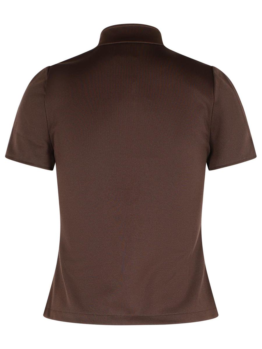 Courrèges Braunes Polyester-T-Shirt