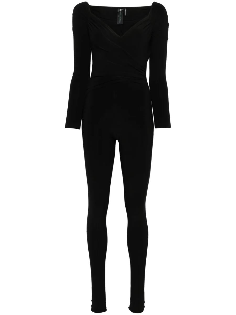 Norma Kamali – Schulterfreier Jumpsuit