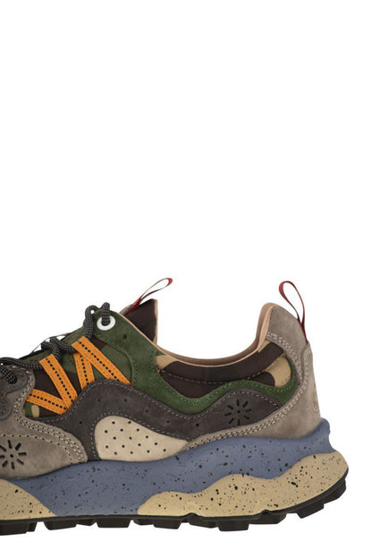 Flower Mountain Yamano 3 - Sneakers aus Wildleder und Funktionsgewebe