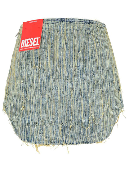 Diesel – Ada – Blauer Minirock aus Baumwolle