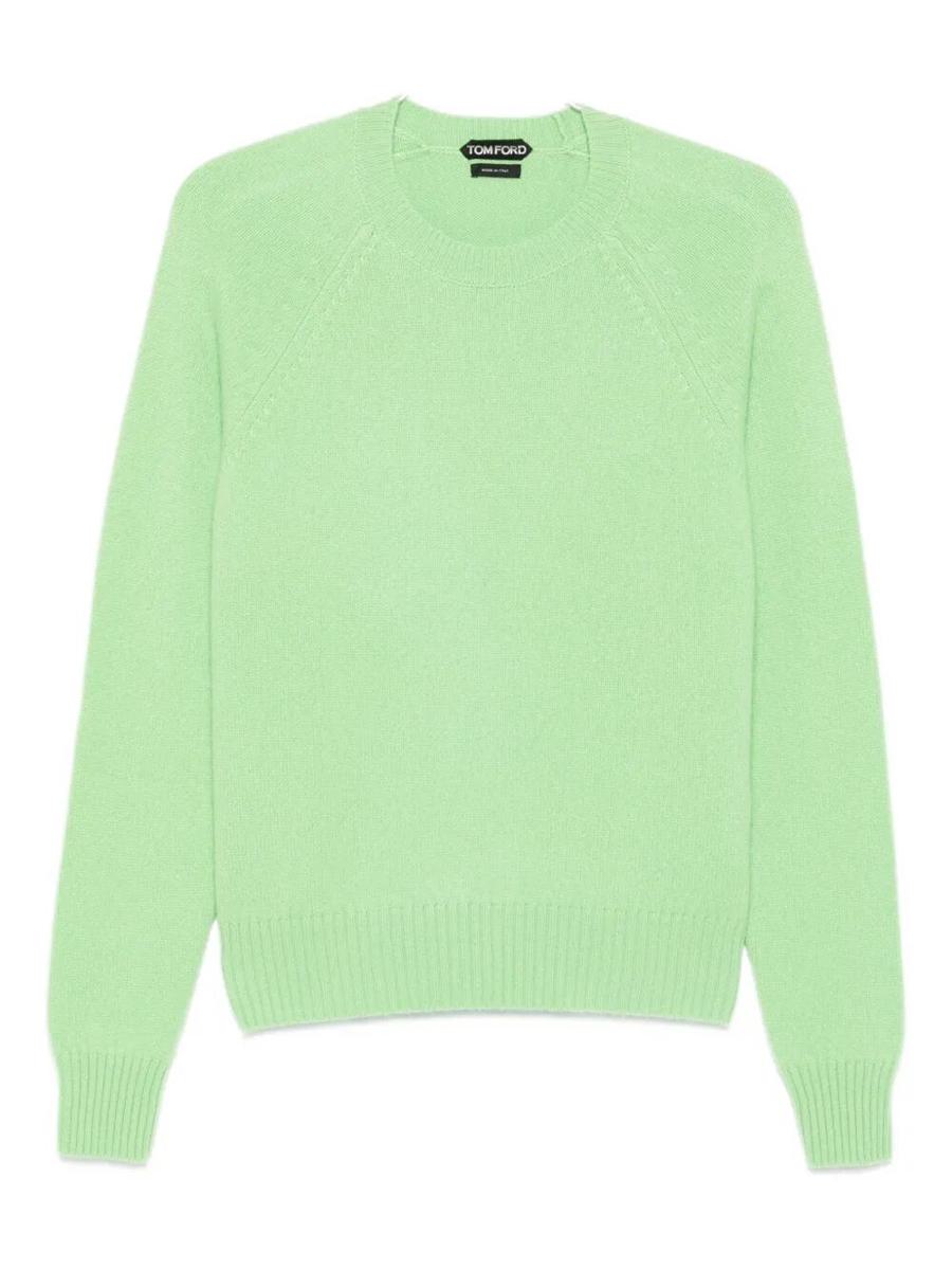 Tom Ford Felted Pure Cashmere Langarm Rundhalspullover Kleidung