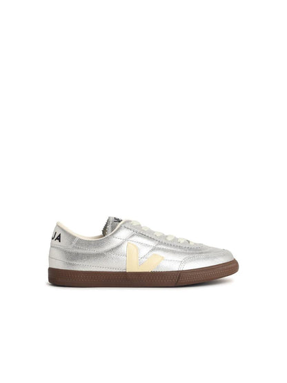 Veja 'Panenka' silberne OT-Ledersneaker