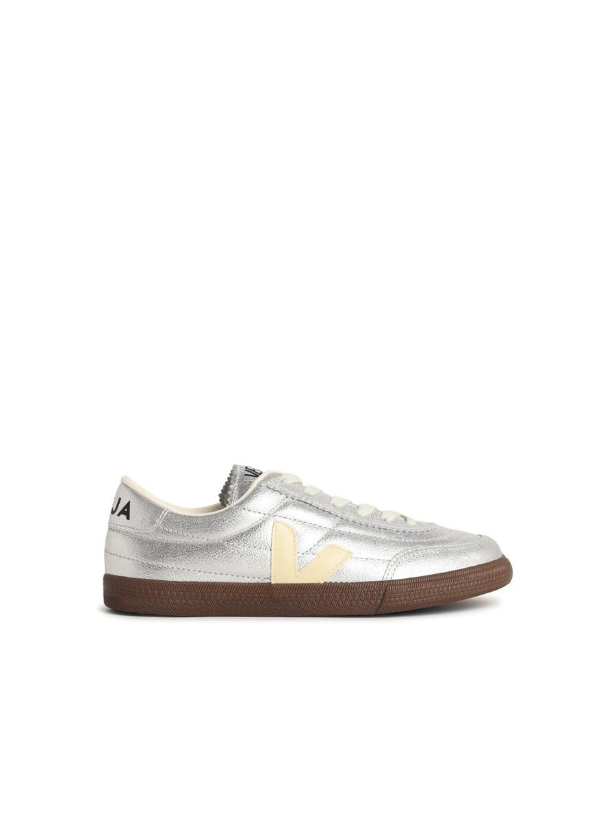 Veja 'Panenka' silberne OT-Ledersneaker