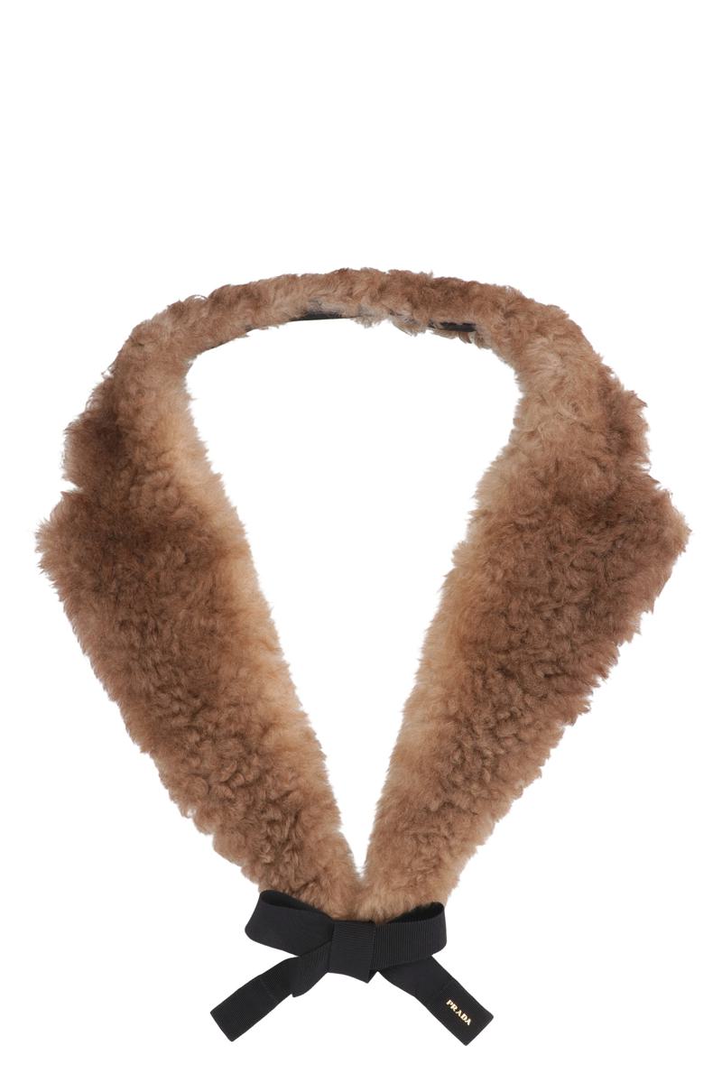 Prada Shearling-Kragen
