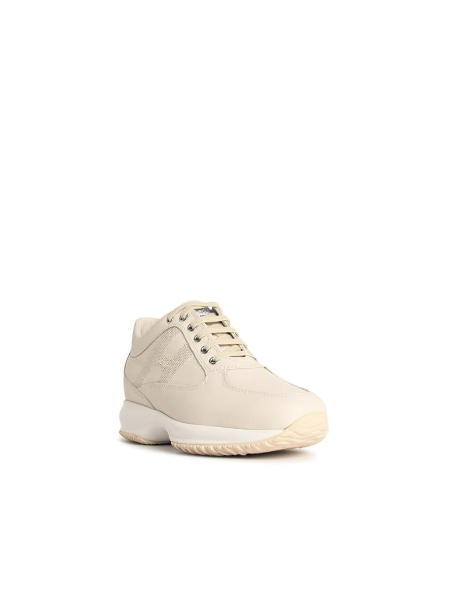 Hogan „Interactive“ Joghurt-Leder-Sneaker