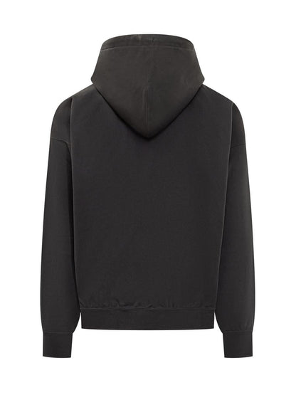 Y-3 Adidas Y-3 Schwarzer Reißverschluss-Hoodie