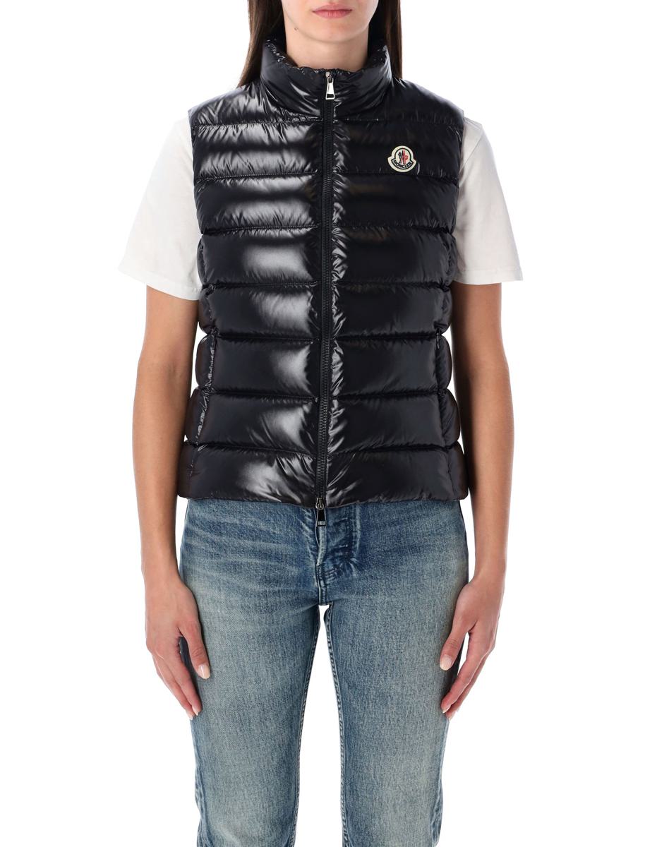 Moncler Ghany Nylon-Lack-Daunenweste