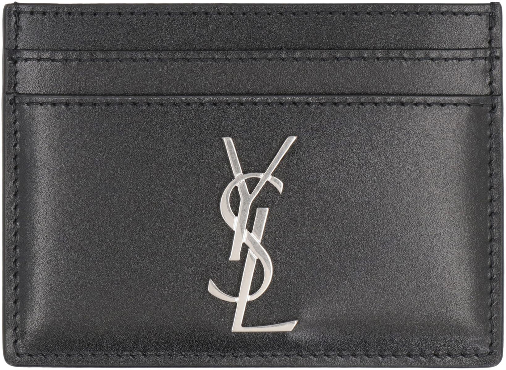 Saint Laurent Cassandre Kartenetui aus Leder