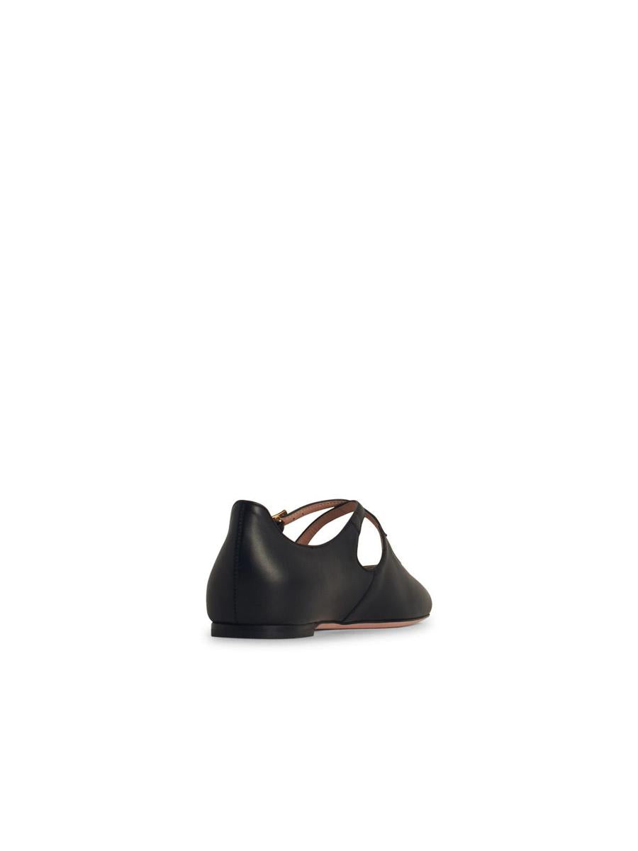 Bally – Beliska – Ballerinas aus schwarzem Leder