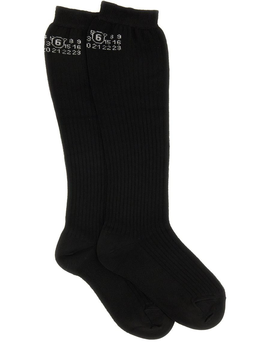 MM6 Maison Margiela Hohe Socken