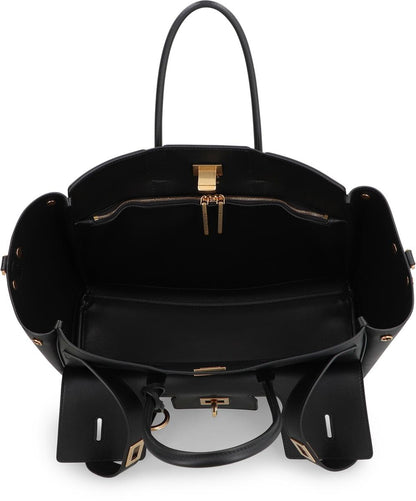 Balenciaga Bel Air Kleine Tragetasche aus Leder