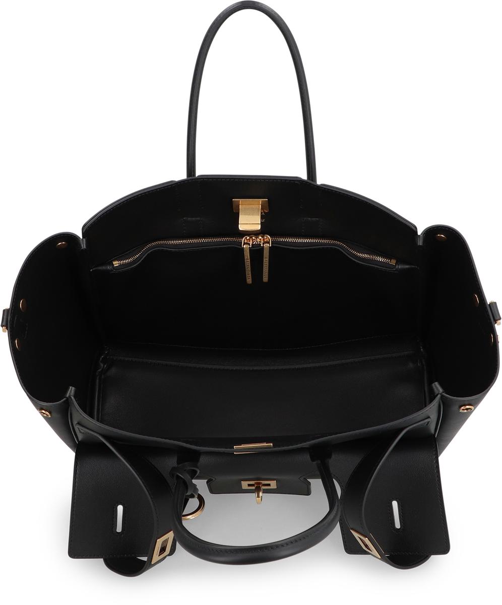 Balenciaga Bel Air Kleine Tragetasche aus Leder