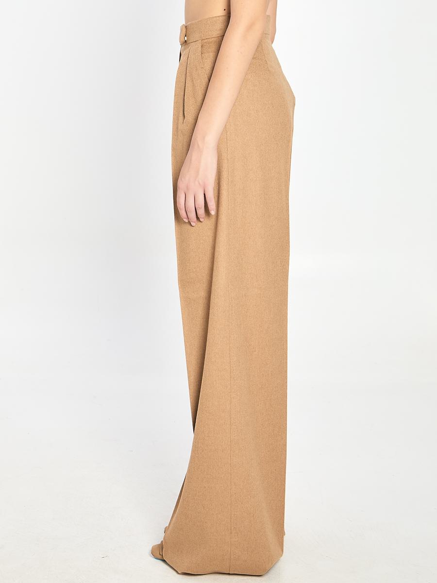 Kamelfarbene Schlaghose