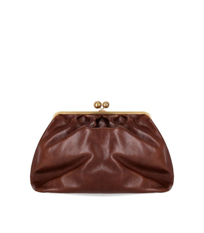 Weekend Max Mara Pasticcino Mirte Große hellbraune Clutch