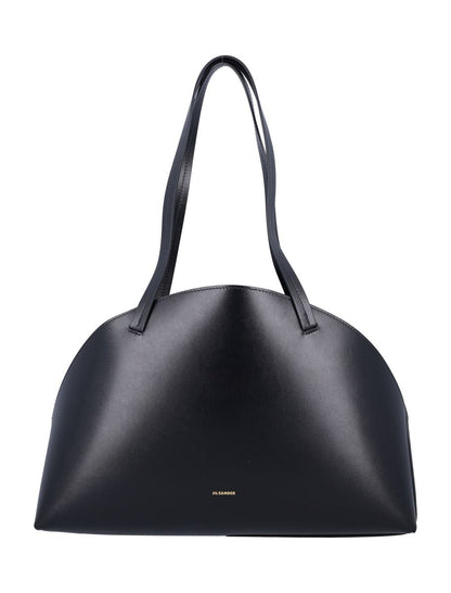 Jil Sander Curve Schultertasche Medium