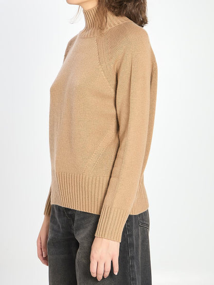 Rollkragenpullover aus Wolle und Kaschmir