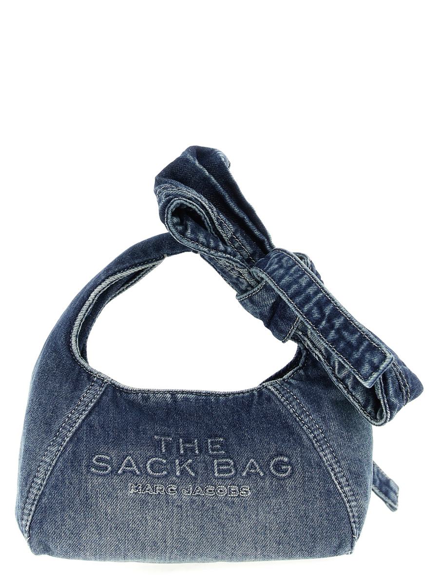 Marc Jacobs „The Bow Denim Mini Sack“ Handtasche