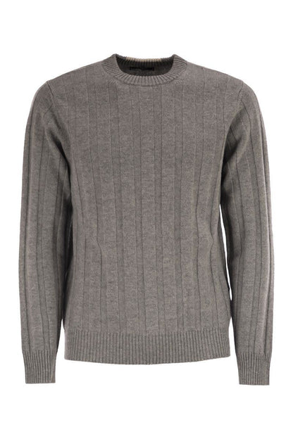 Gerippter Pullover aus Wolle und Kaschmir von Peserico