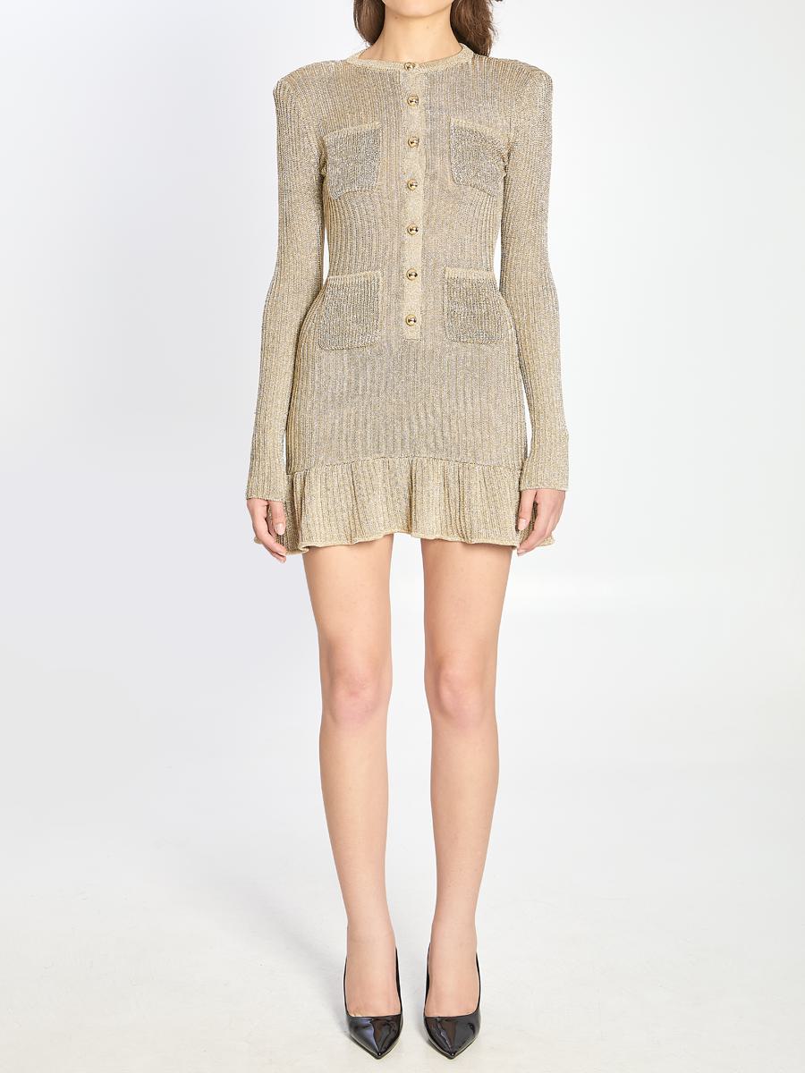 Goldenes Minikleid