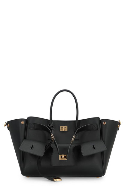 Balenciaga Bel Air Kleine Tragetasche aus Leder