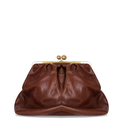 Weekend Max Mara Pasticcino Mirte Große hellbraune Clutch