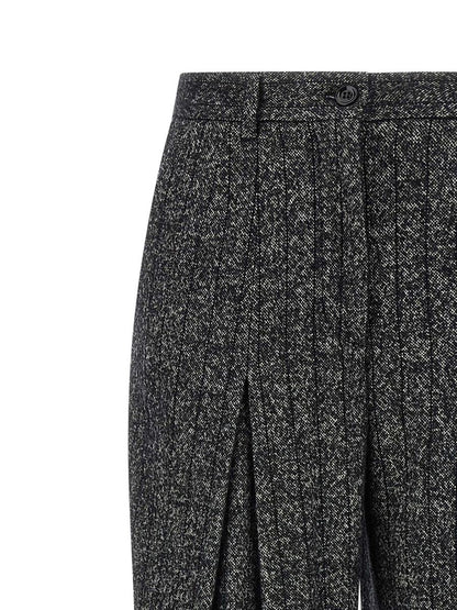 Dolce &amp; Gabbana gestreifte Wollhose