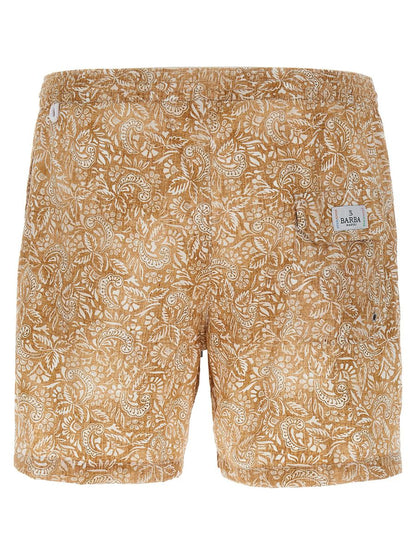 Barba Badeanzug mit Paisley-Blumenmuster