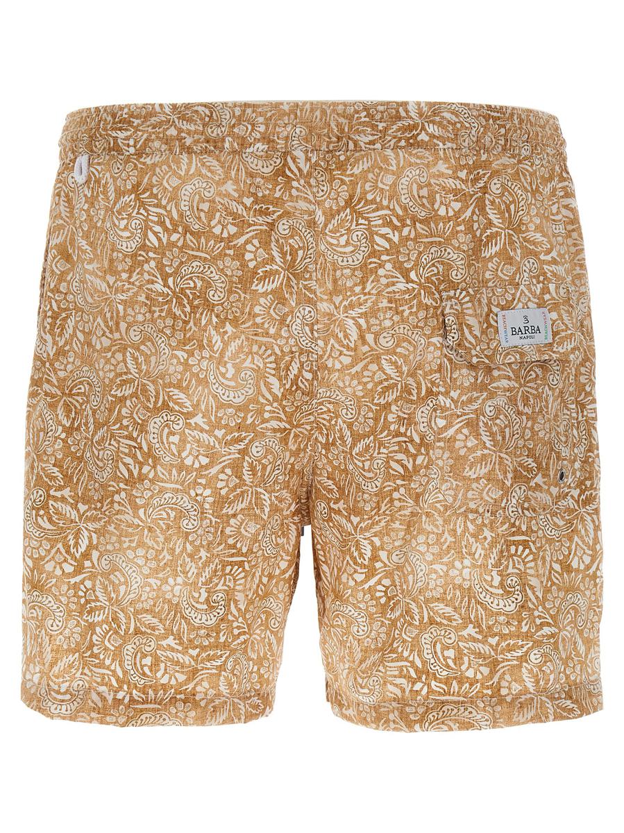 Barba Badeanzug mit Paisley-Blumenmuster