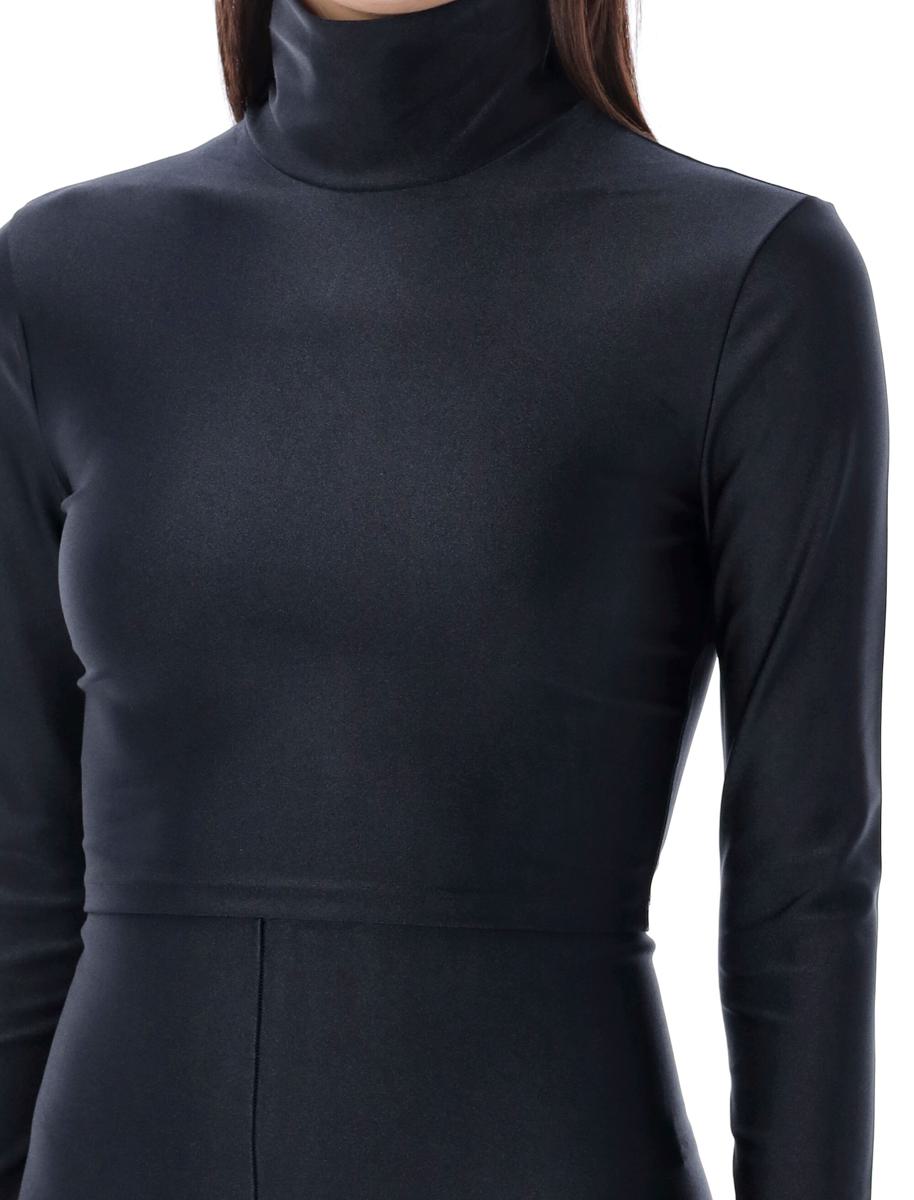 Das Andamane Rollkragen-Crop-Top