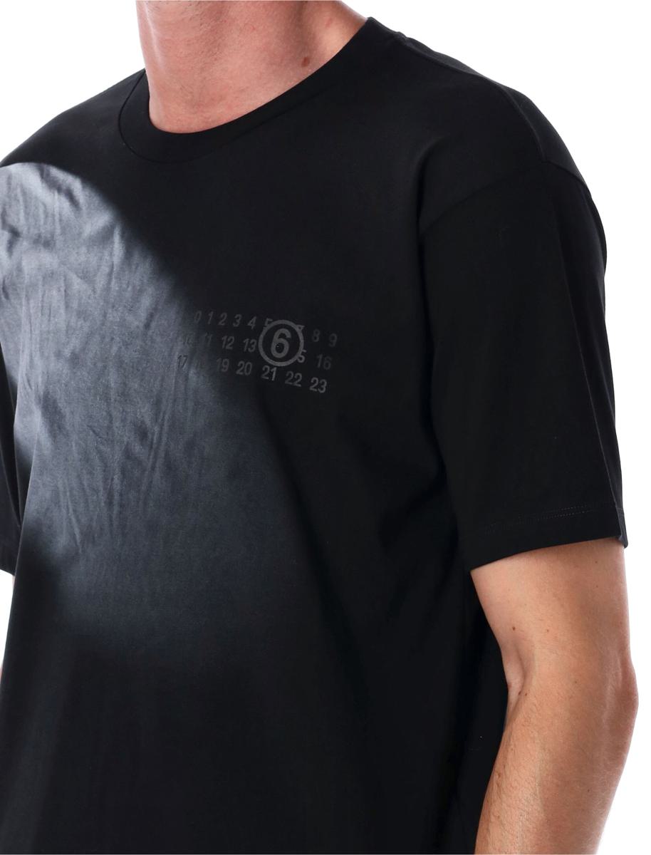 MM6 Maison Margiela – Baumwoll-T-Shirt mit Spotlight-Print