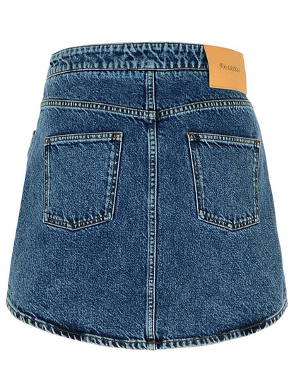 JW Anderson – Blauer Jeans-Minirock