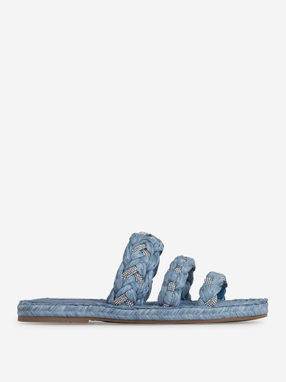 Aquazzura Raffia Coastal Sandale