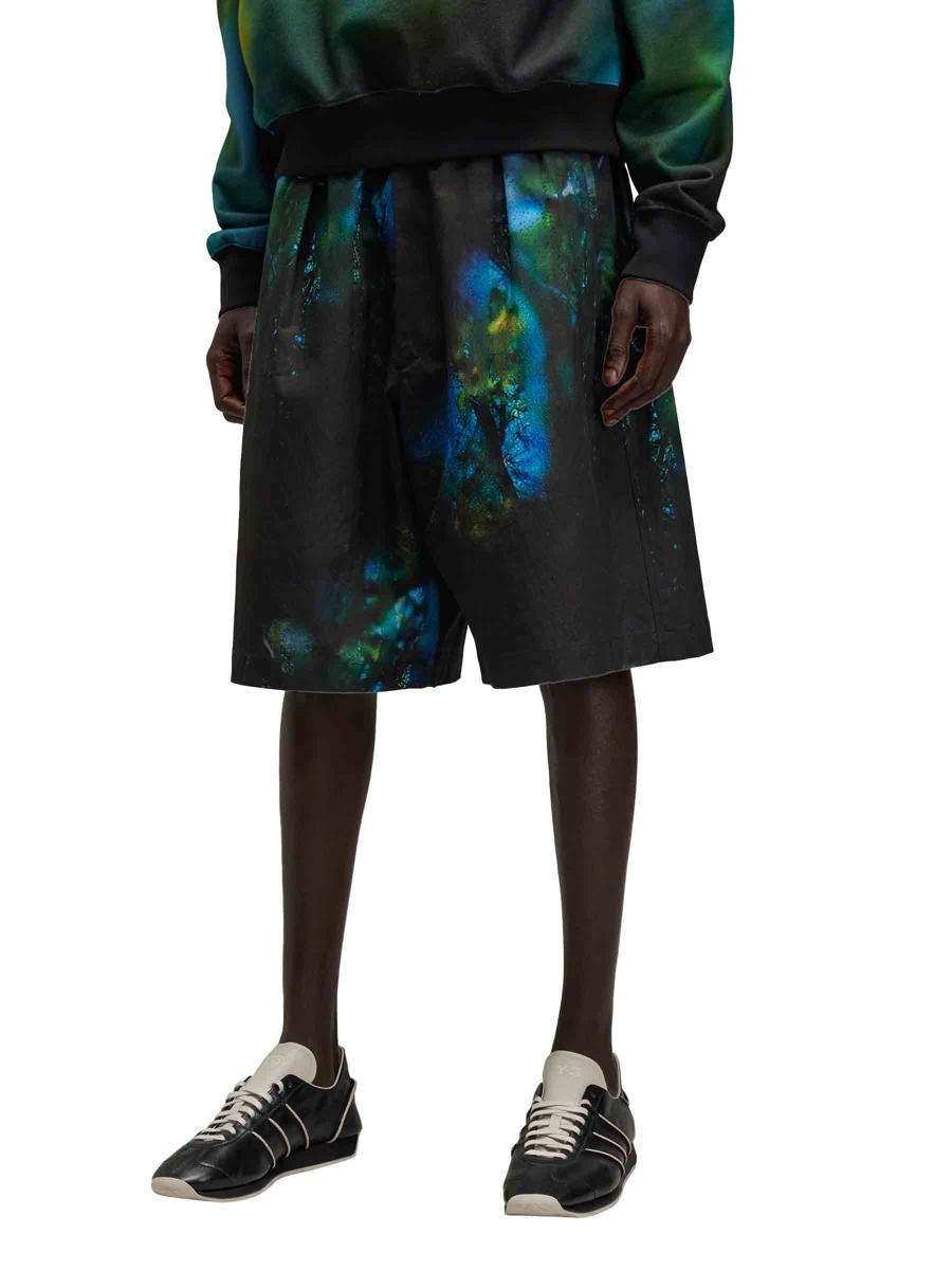 Y-3 Adidas Aop Ripstop Bermudashorts