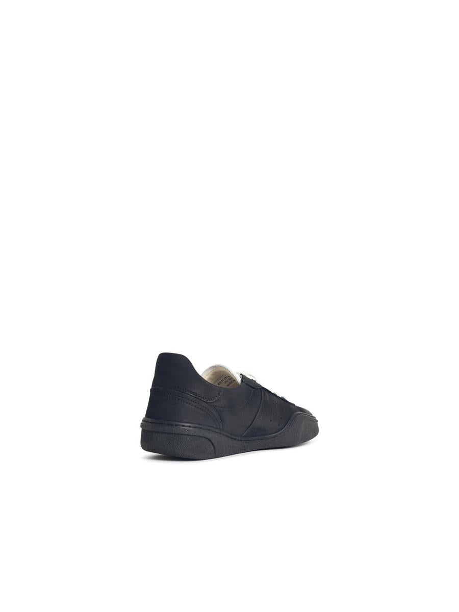 Acne Studios – Bars Nubuk M – Schwarze Ledersneaker