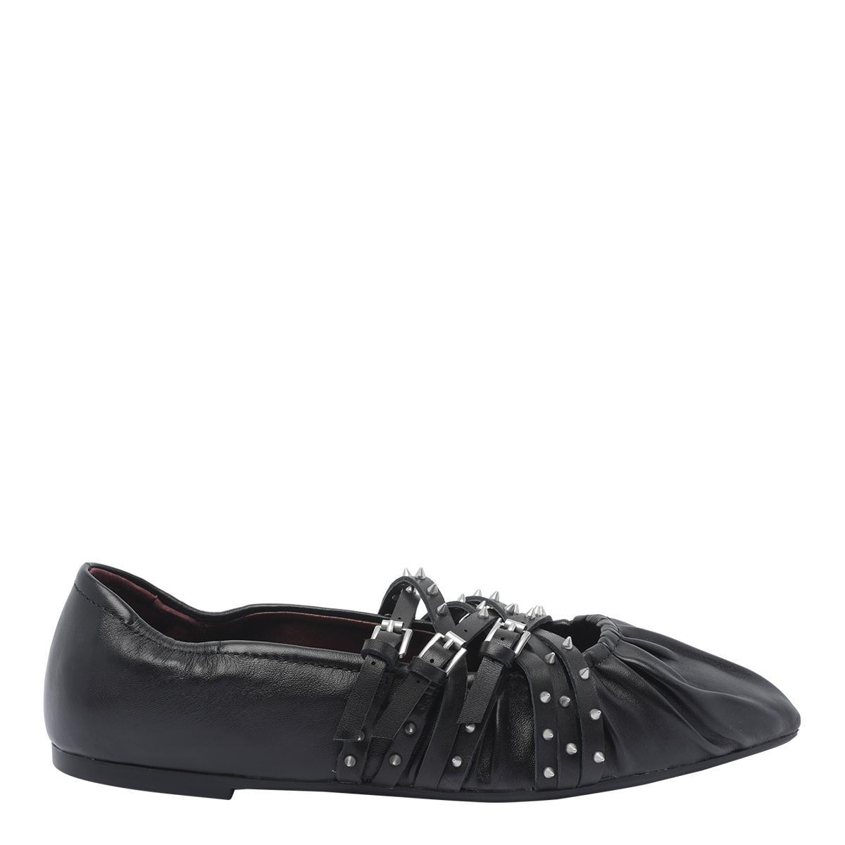 Flache Schuhe aus Ash
