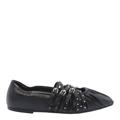 Flache Schuhe aus Ash