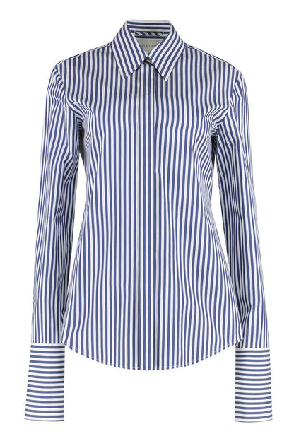 Sportmax gestreiftes Popeline-Hemd