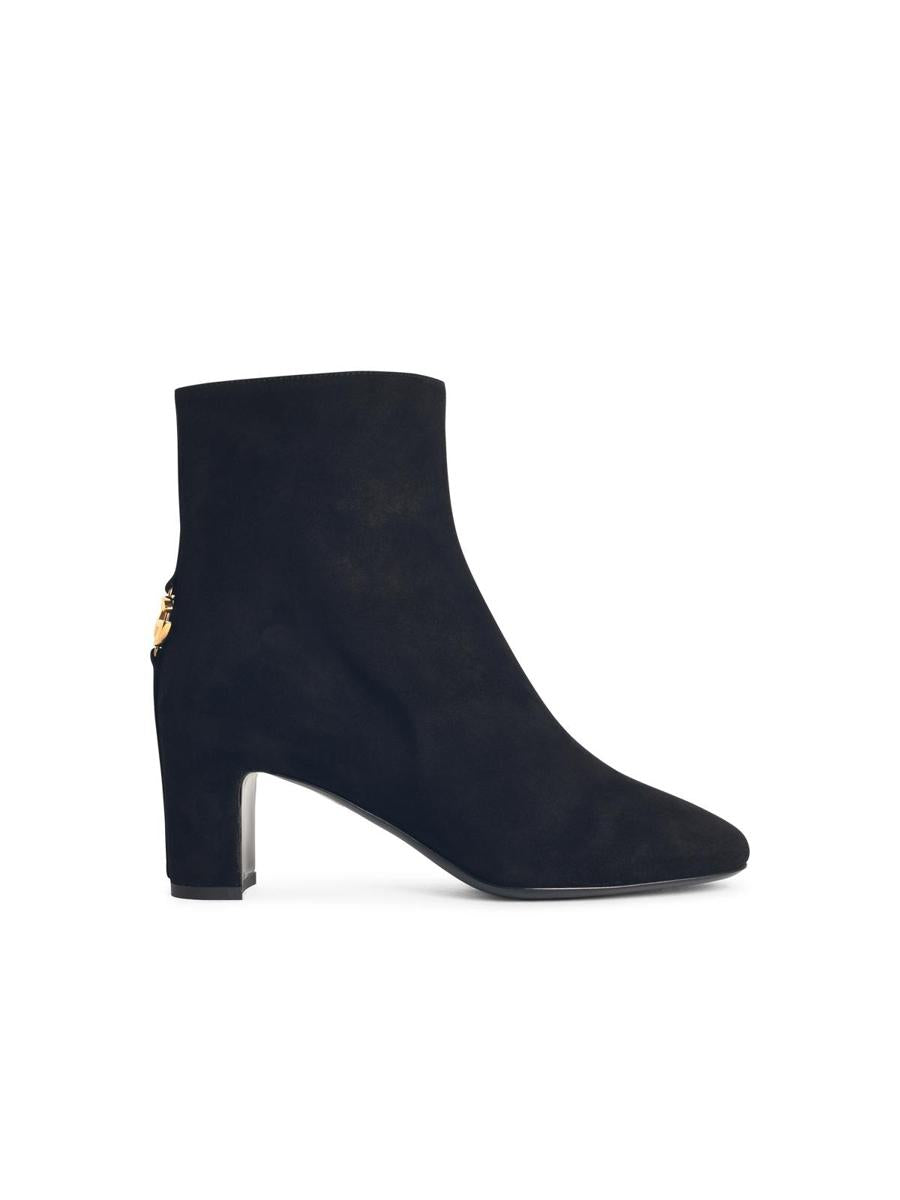 Dolce &amp; Gabbana – Schwarze Wildleder-Stiefeletten