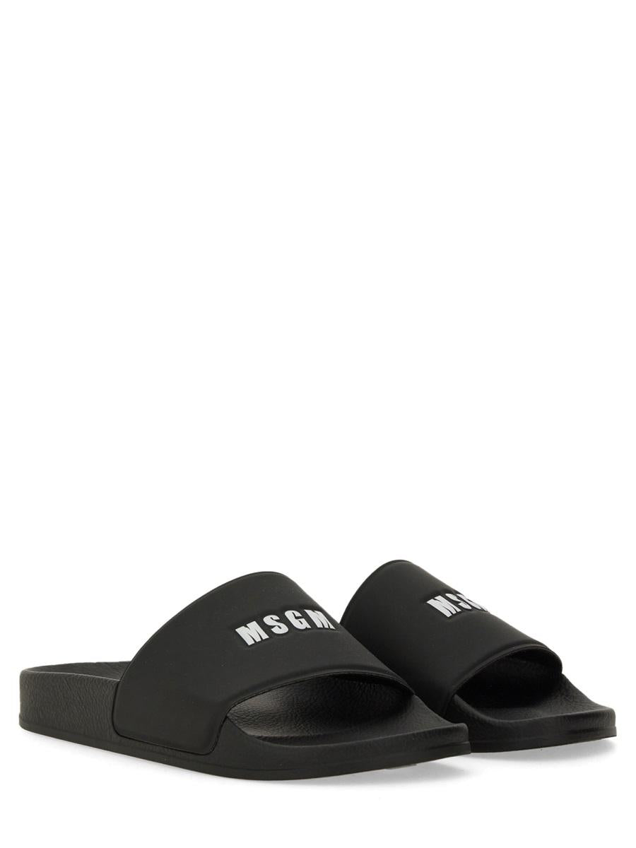Msgm – Slide-Sandale mit Logo