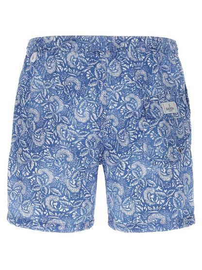 Barba Badeanzug mit Paisley-Blumenmuster