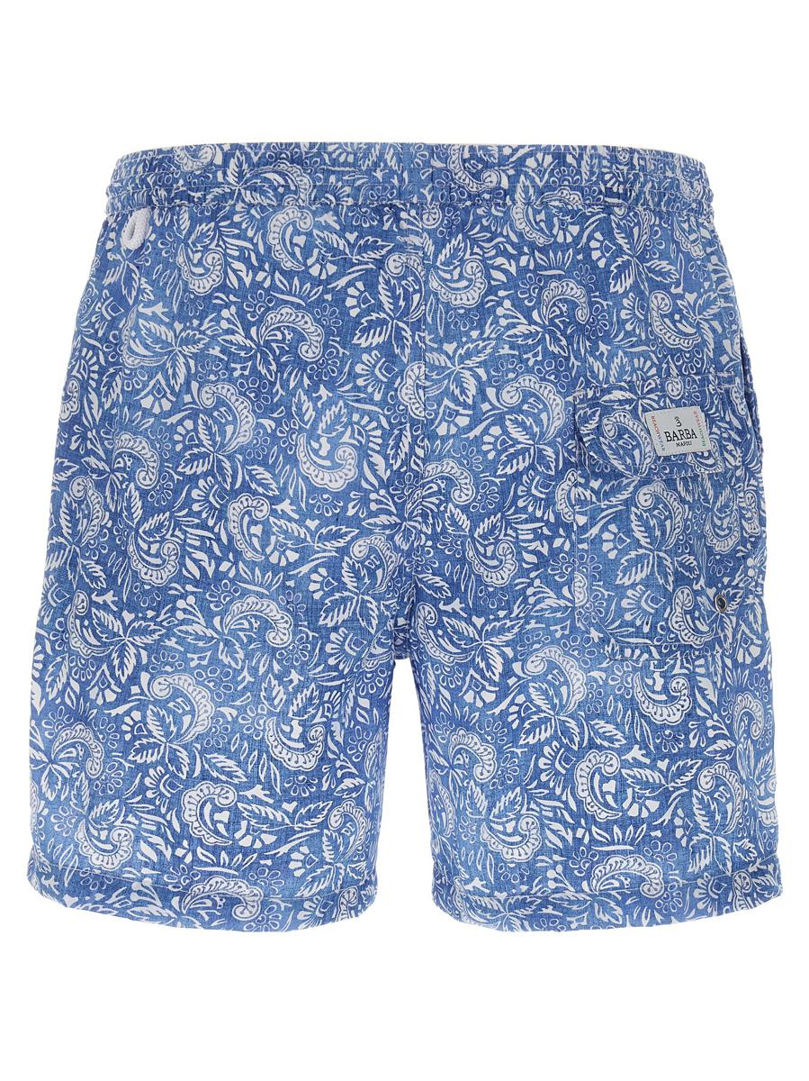 Barba Badeanzug mit Paisley-Blumenmuster
