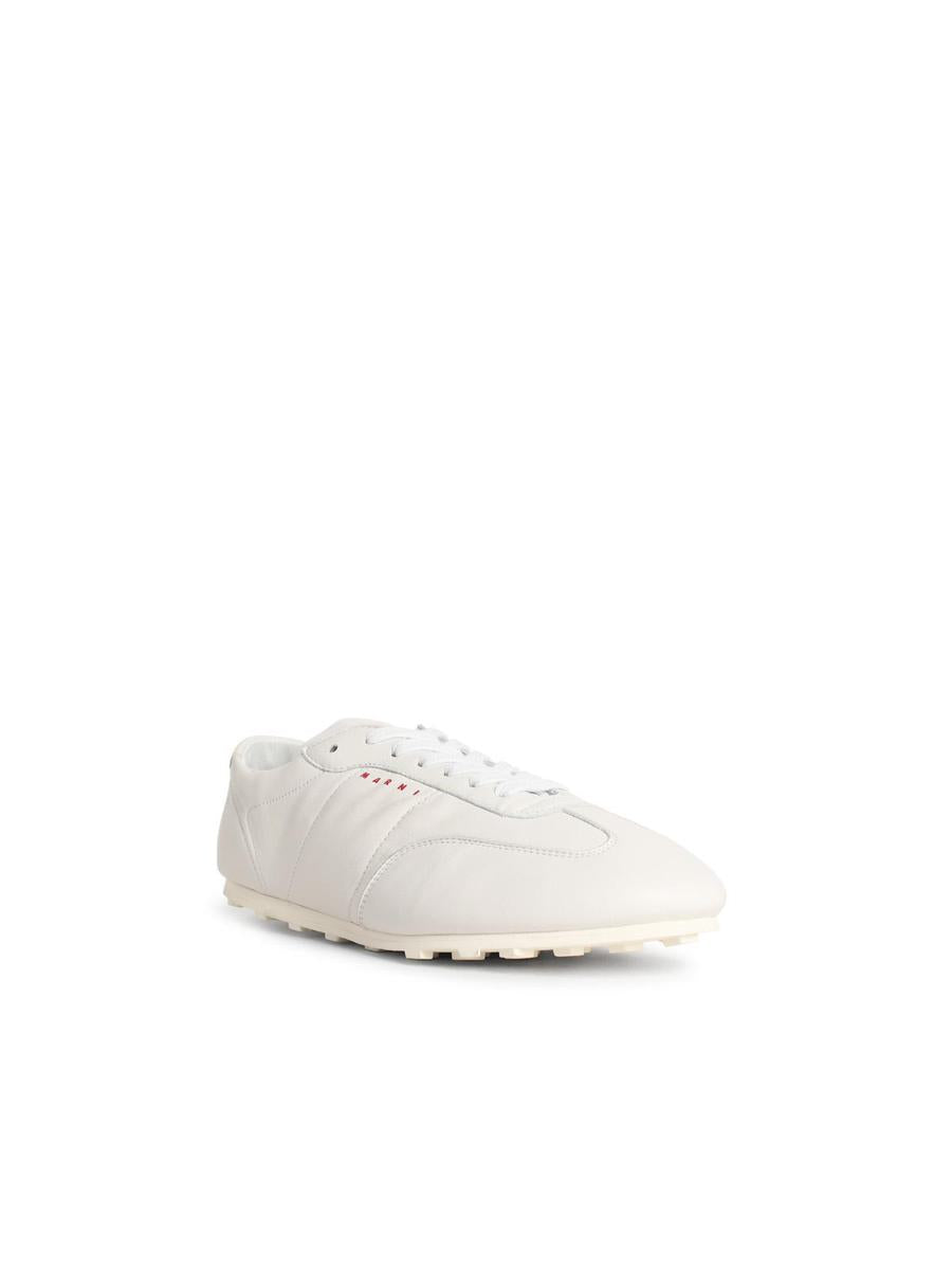 Marni Weiße Ledersneaker
