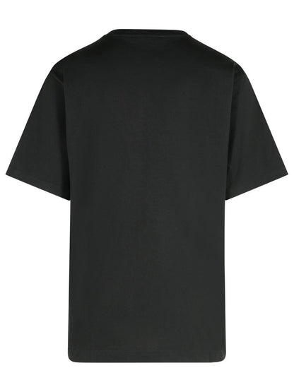 Dolce &amp; Gabbana Schwarzes Baumwoll-T-Shirt