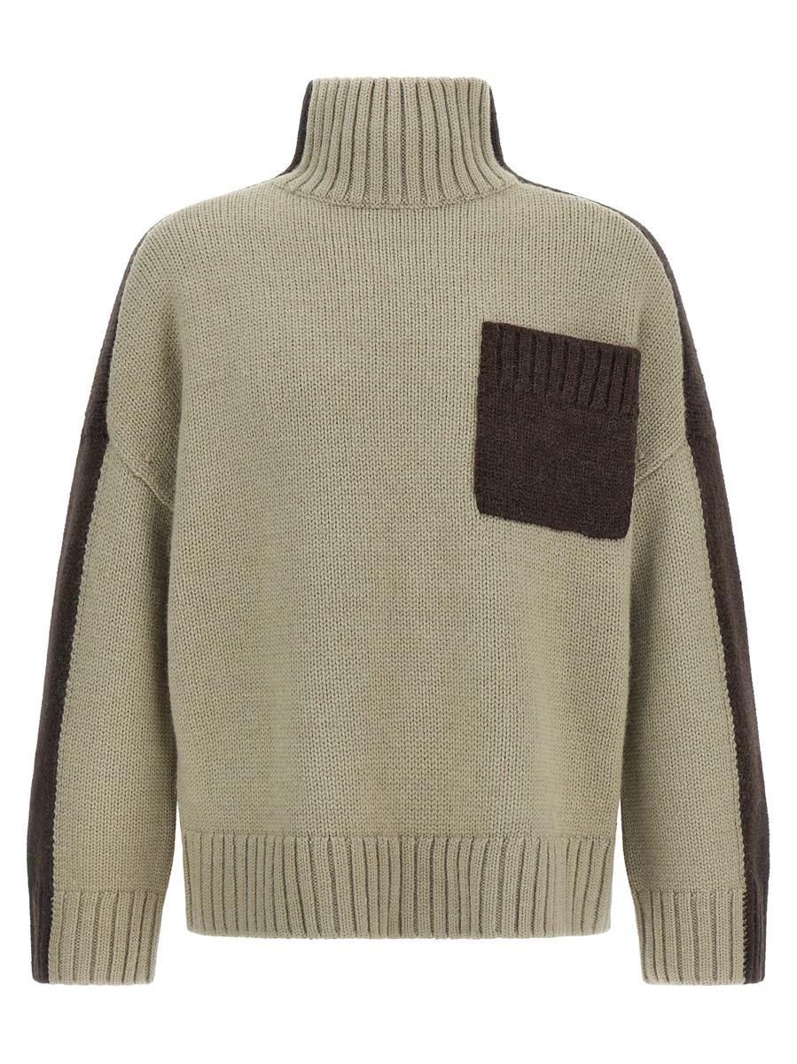 JW Anderson – Pullover mit zweifarbiger aufgesetzter Tasche