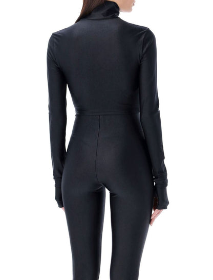 Das Andamane Rollkragen-Crop-Top