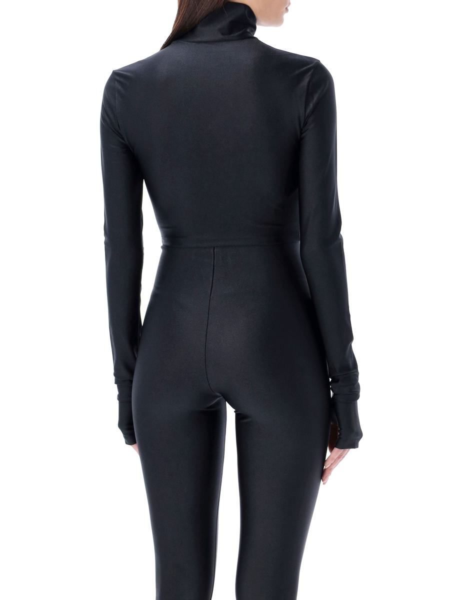 Das Andamane Rollkragen-Crop-Top