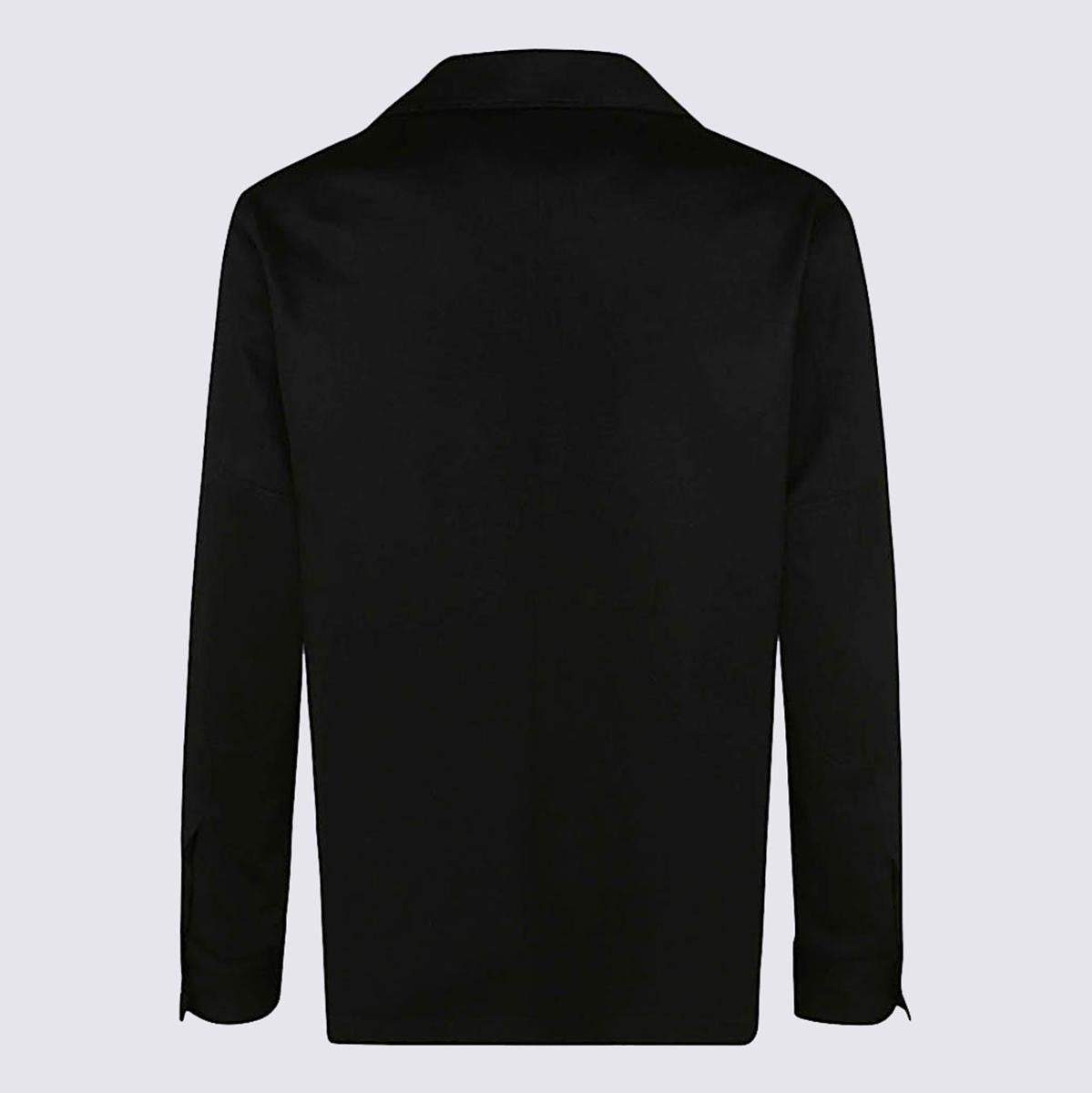 Zegna Schwarze Freizeitjacke aus Leder