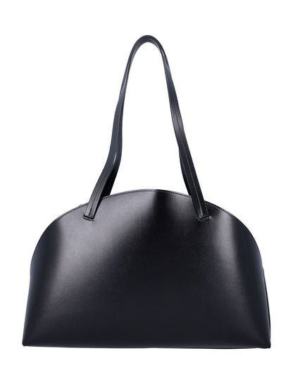 Jil Sander Curve Schultertasche Medium