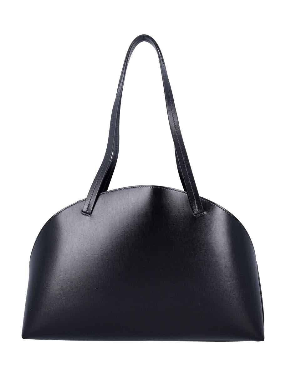 Jil Sander Curve Schultertasche Medium