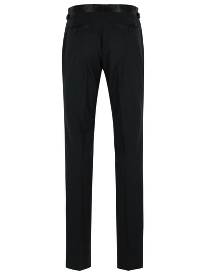 Schwarze Wollhose von Tom Ford